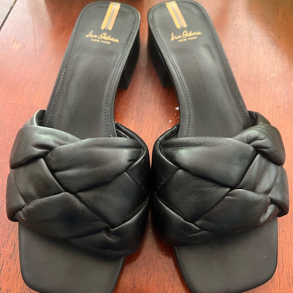 Sam Edelman Dawson Sandals in black leather